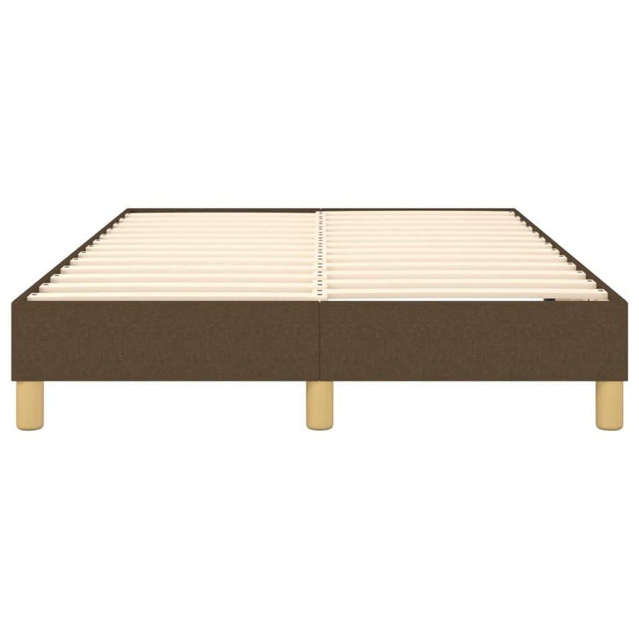 Boxspringframe stof donkerbruin 120x200 cm 120 x 200 cm 25 cm