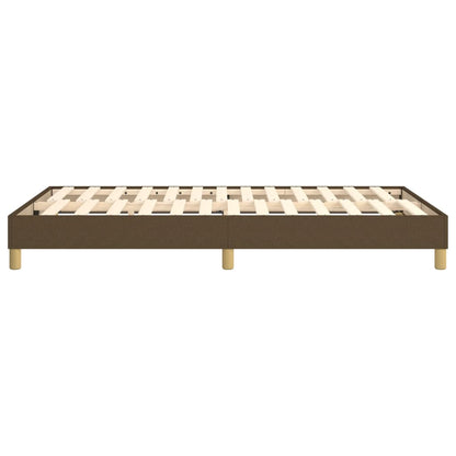 Boxspringframe stof donkerbruin 120x200 cm 120 x 200 cm 25 cm
