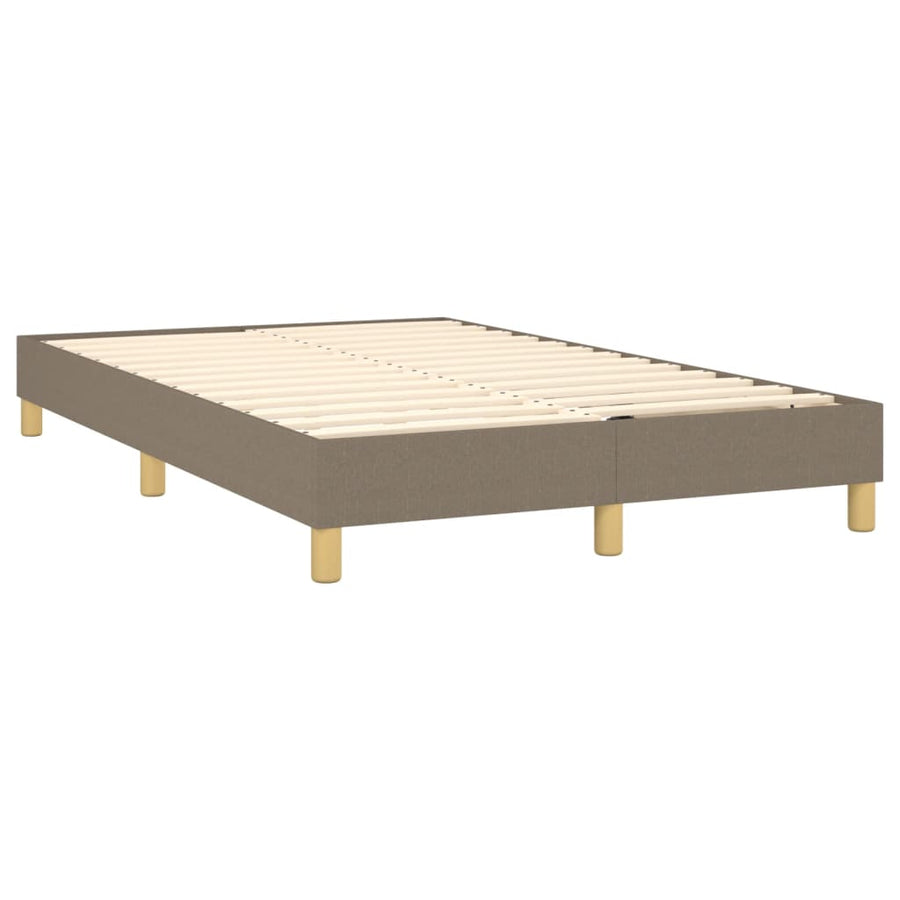 Boxspringframe stof taupe 120x200 cm 120 x 200 cm 25 cm