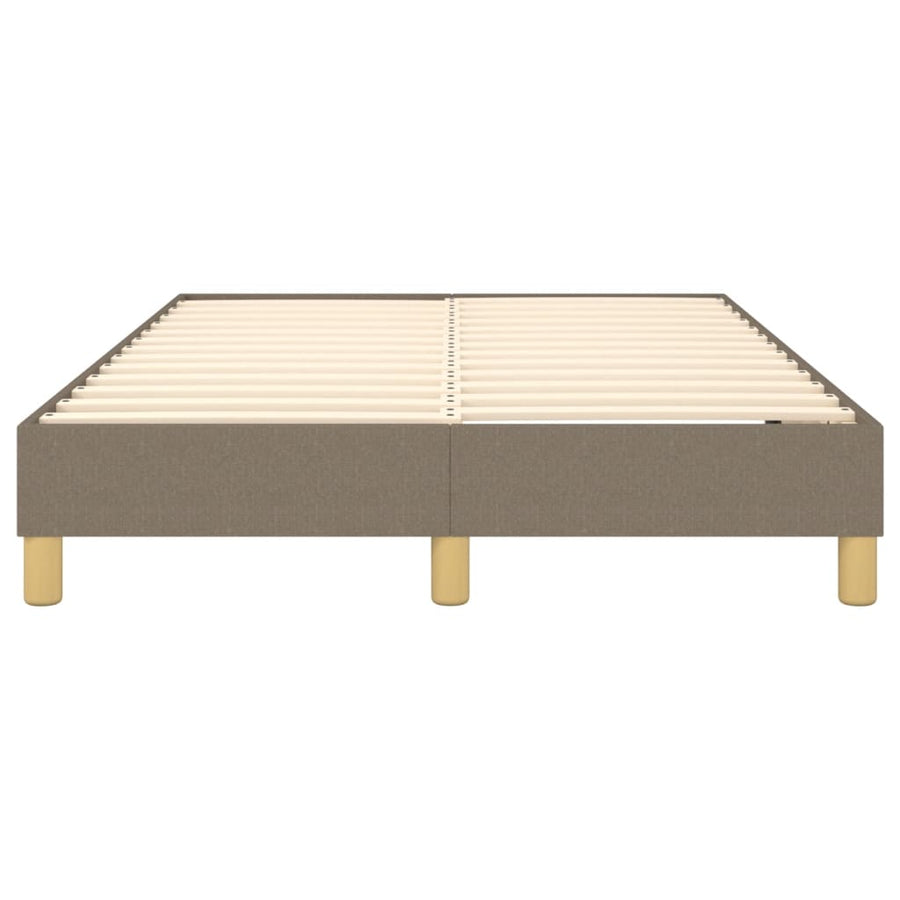 Boxspringframe stof taupe 120x200 cm 120 x 200 cm 25 cm