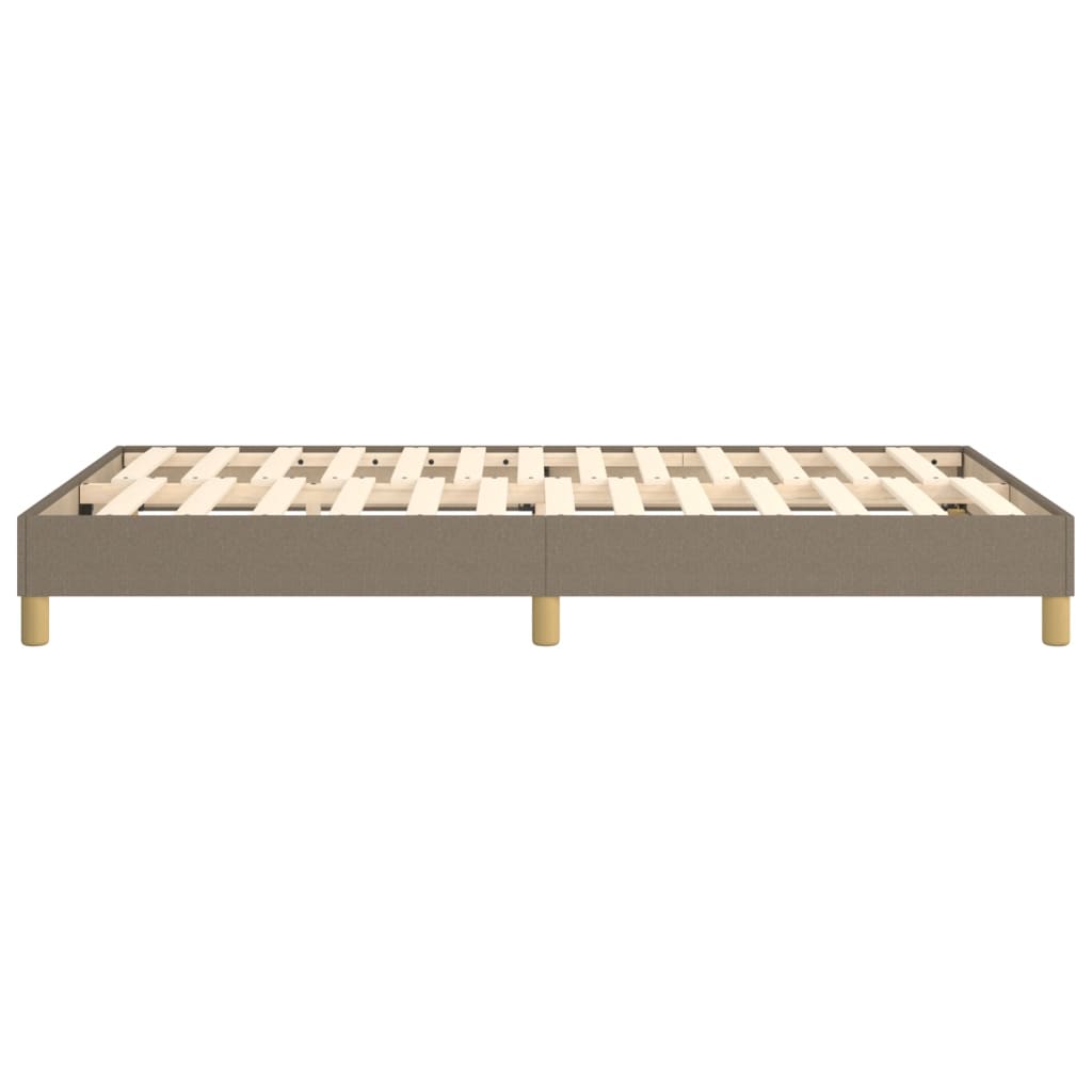 Boxspringframe stof taupe 120x200 cm 120 x 200 cm 25 cm