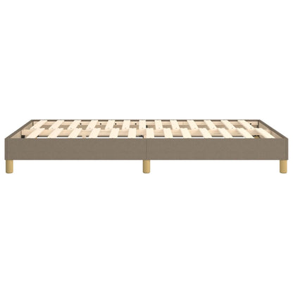 Boxspringframe stof taupe 120x200 cm 120 x 200 cm 25 cm