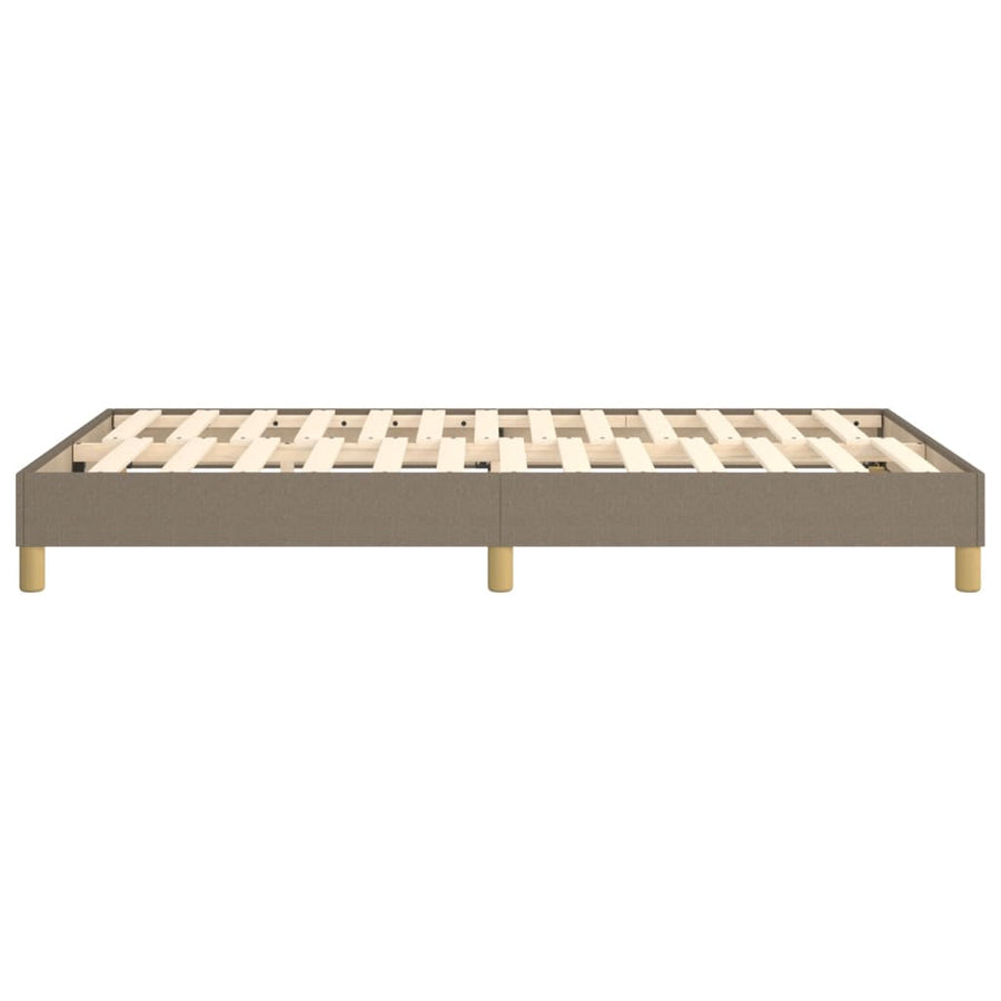 Boxspringframe stof taupe 120x200 cm 120 x 200 cm 25 cm