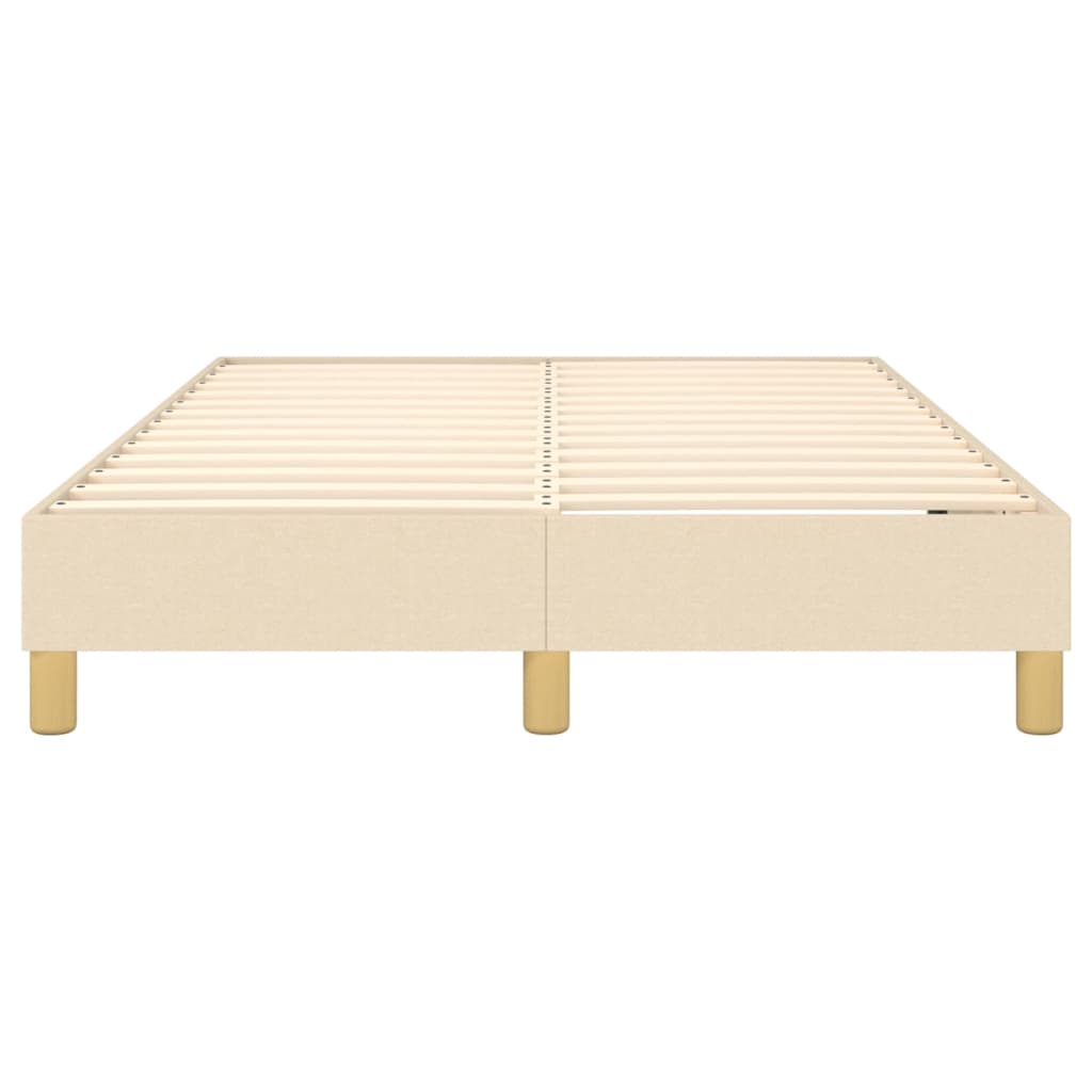 Boxspringframe Stof Kleurig Crème 120 x 200 cm 25 cm