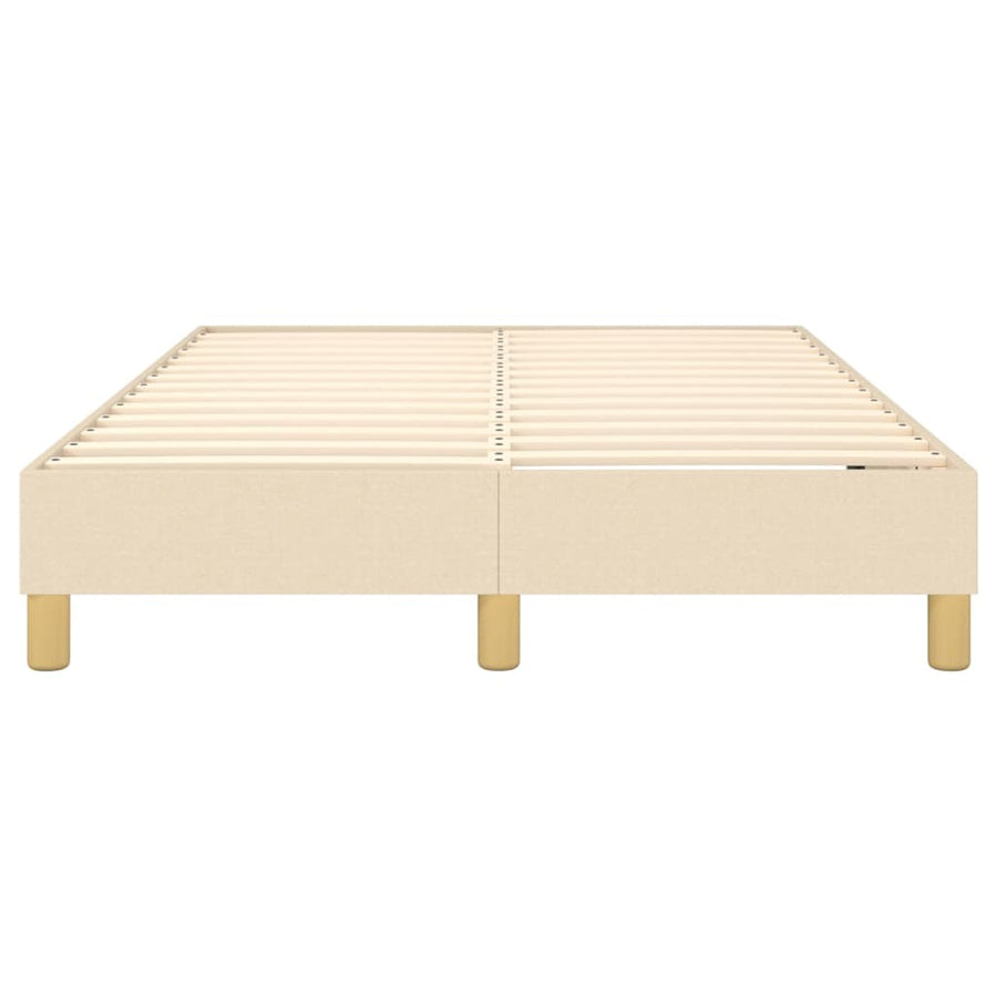Boxspringframe Stof Kleurig Crème 120 x 200 cm 25 cm