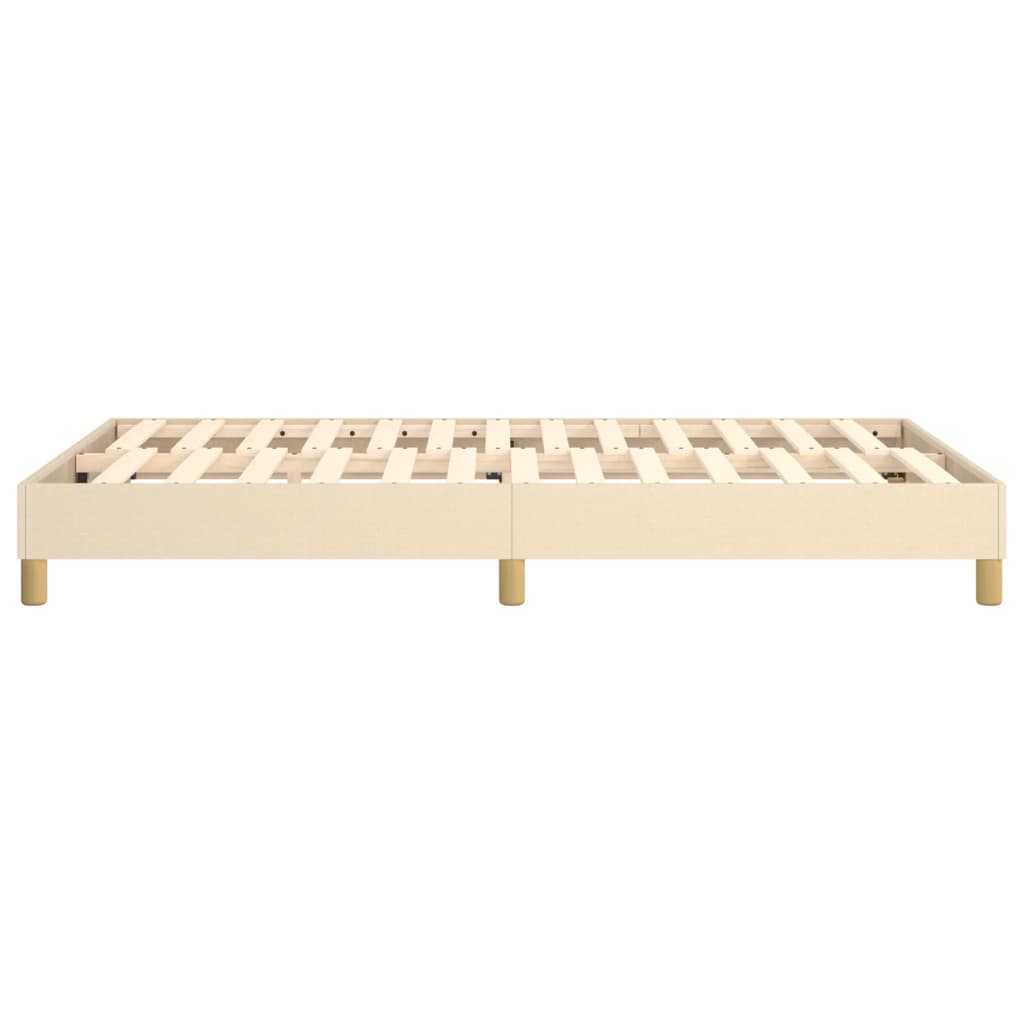 Boxspringframe Stof Kleurig Crème 120 x 200 cm 25 cm