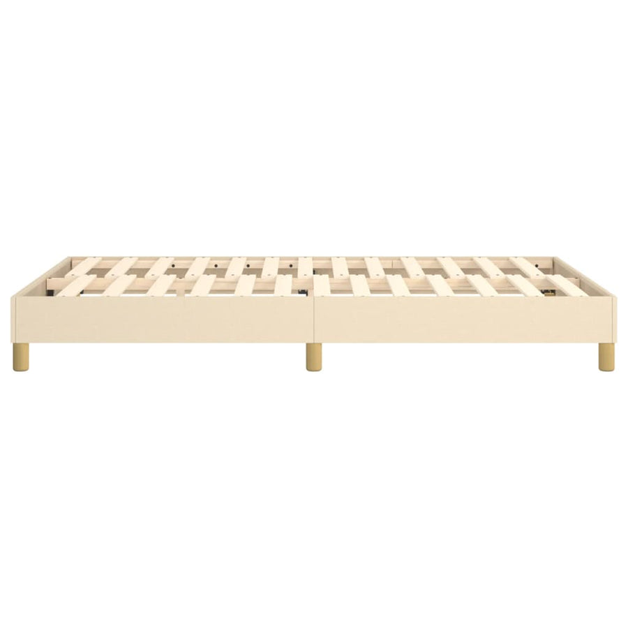 Boxspringframe Stof Kleurig Crème 120 x 200 cm 25 cm
