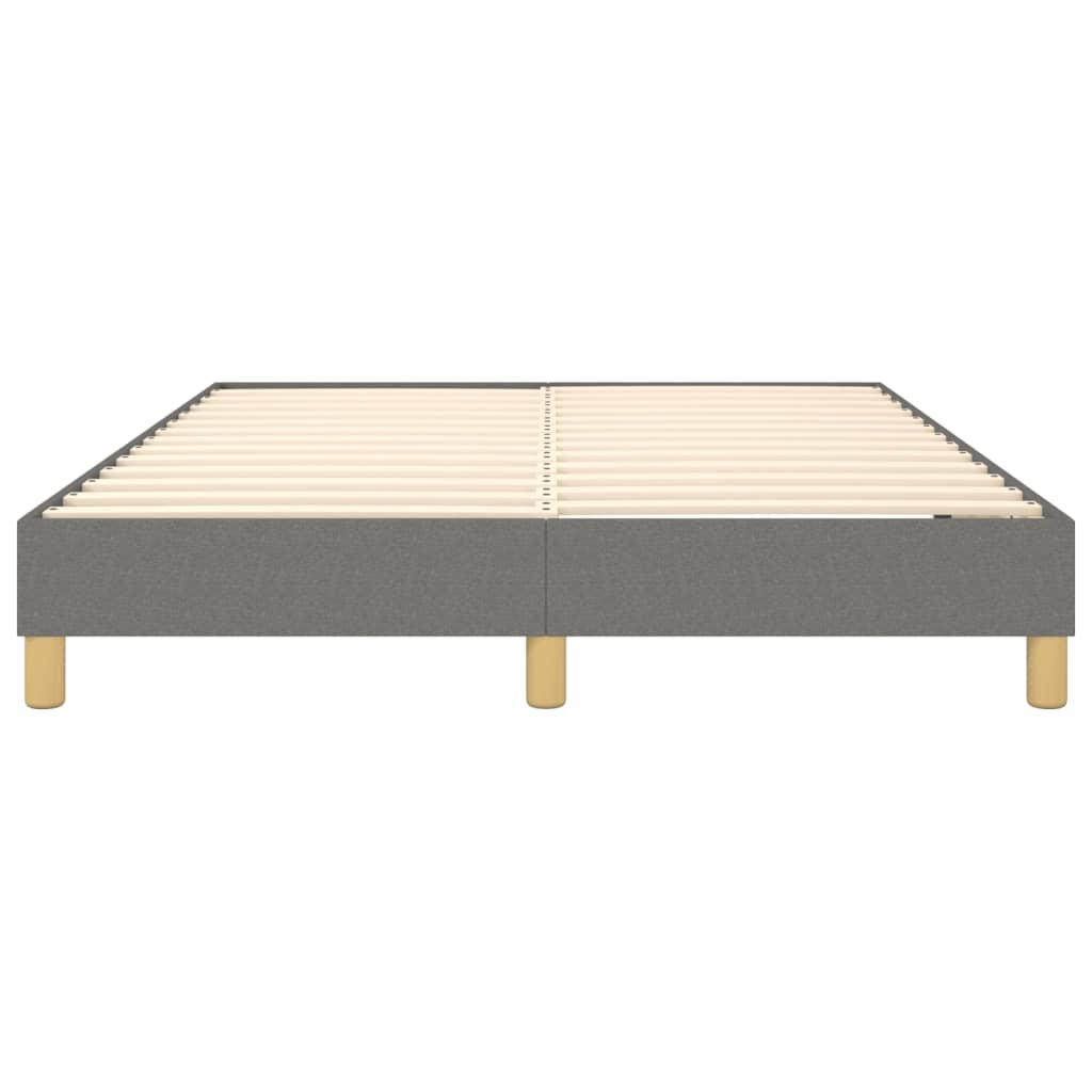 Boxspringframe Stof Donkergrijs 140 x 190 cm 25 cm