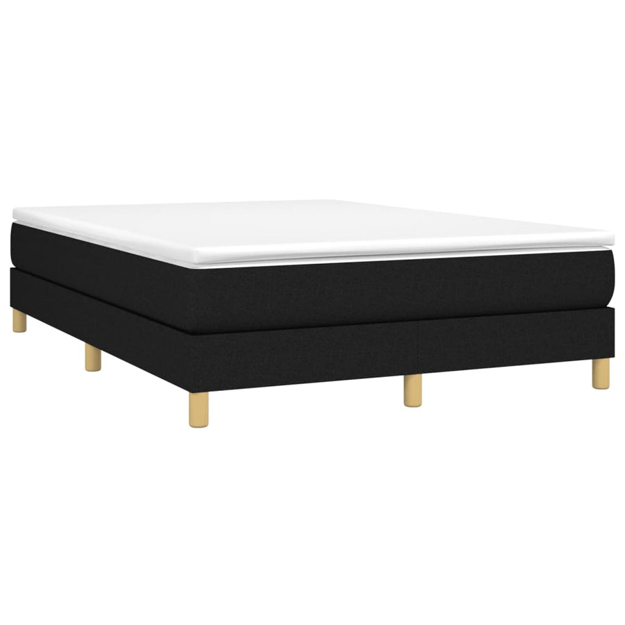 Boxspringframe Stof Zwart 140 x 190 cm 25 cm