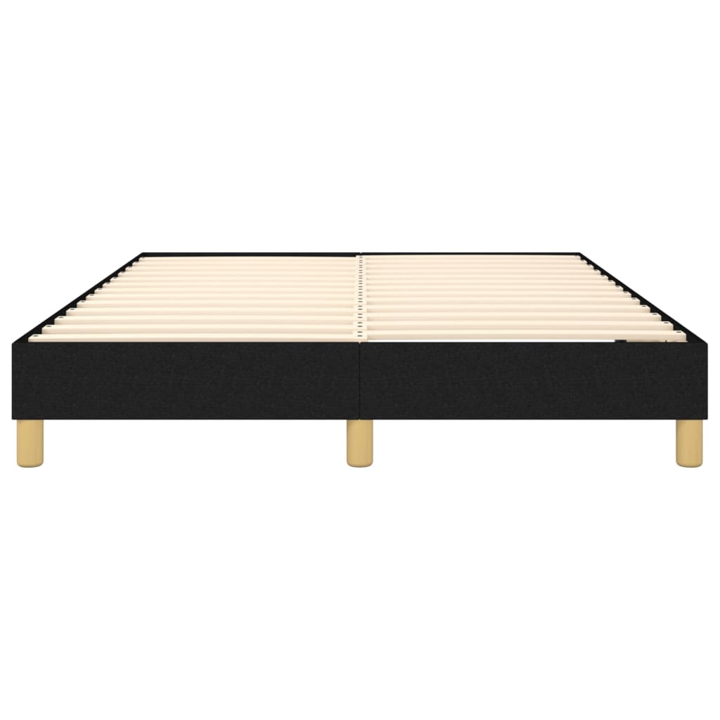 Boxspringframe Stof Zwart 140 x 190 cm 25 cm