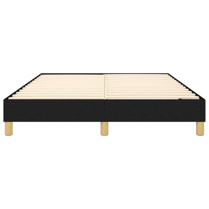 Boxspringframe Stof Zwart 140 x 190 cm 25 cm