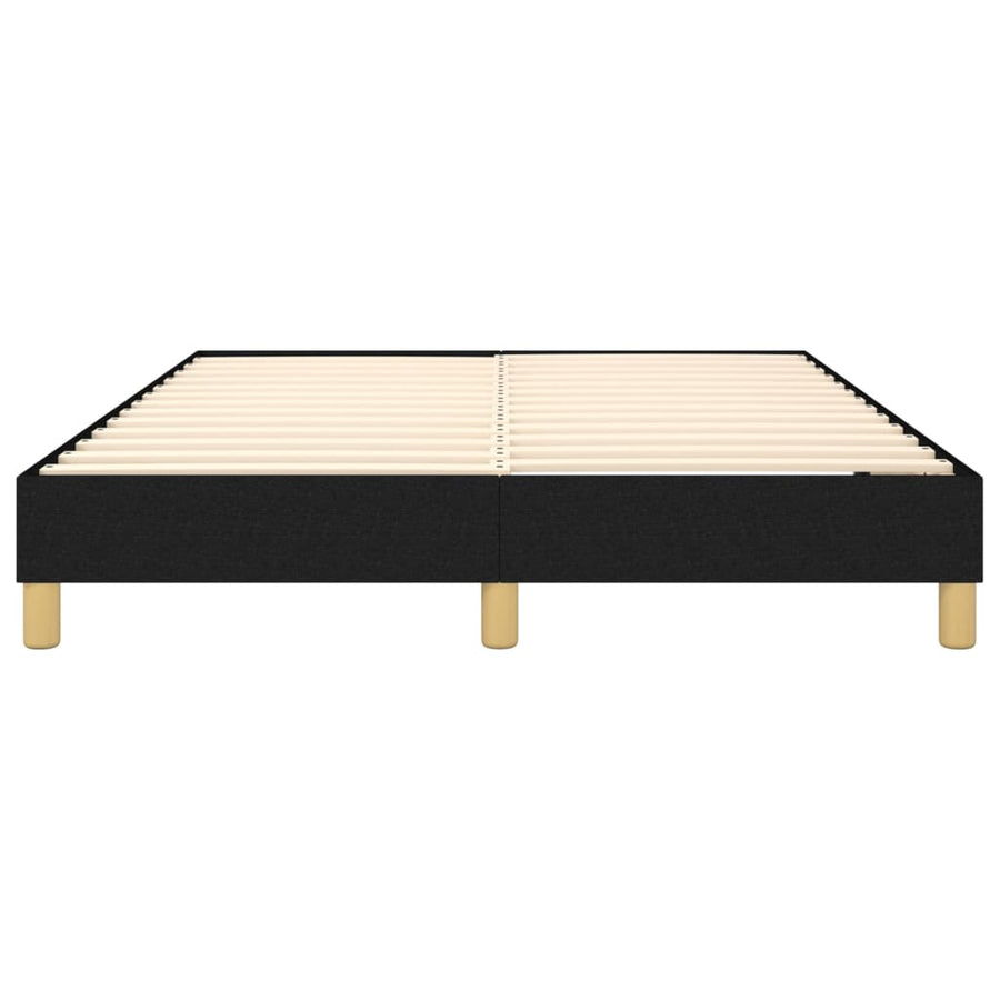 Boxspringframe Stof Zwart 140 x 190 cm 25 cm