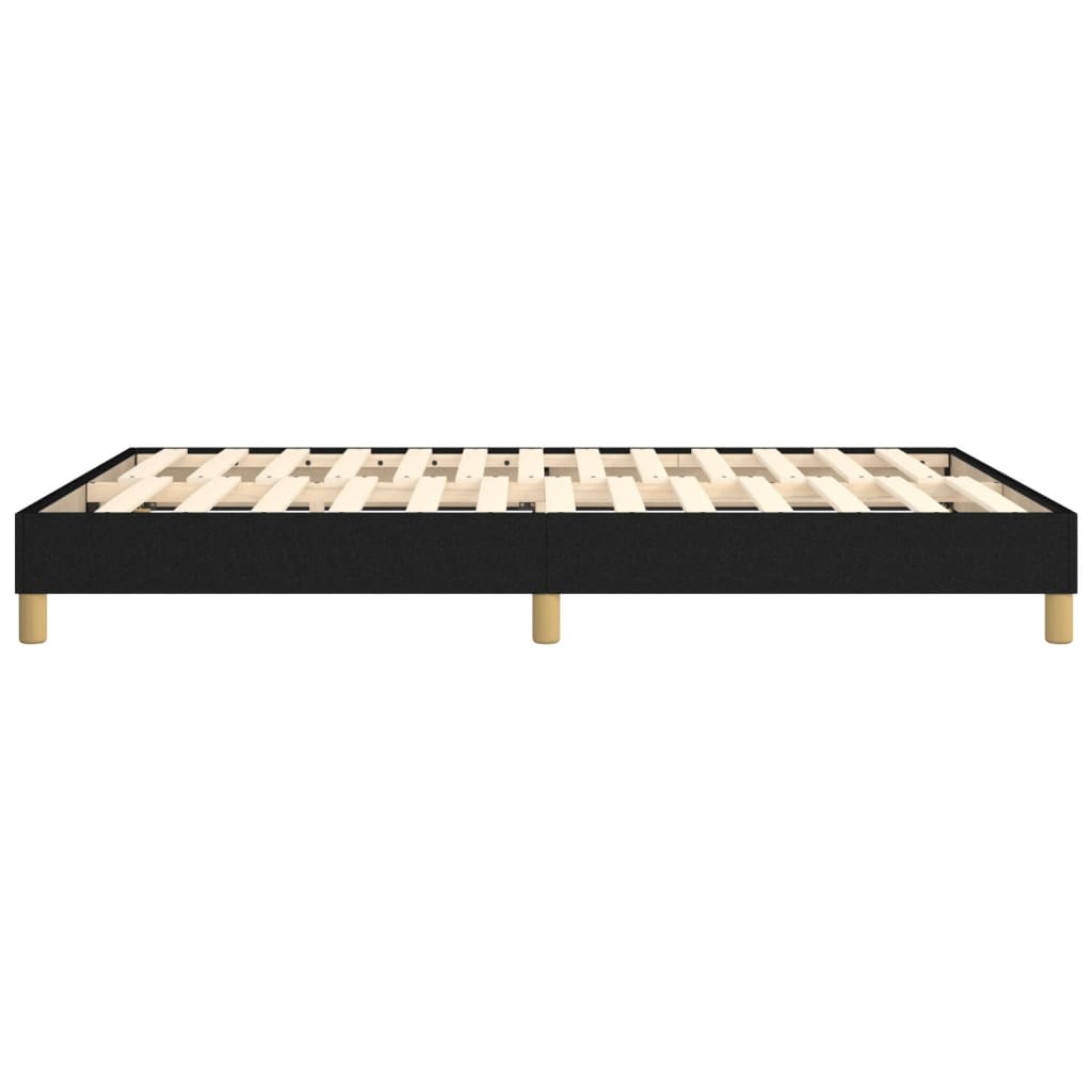 Boxspringframe Stof Zwart 140 x 190 cm 25 cm