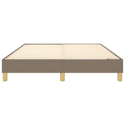 Boxspringframe stof taupe 140x190 cm 140 x 190 cm 25 cm