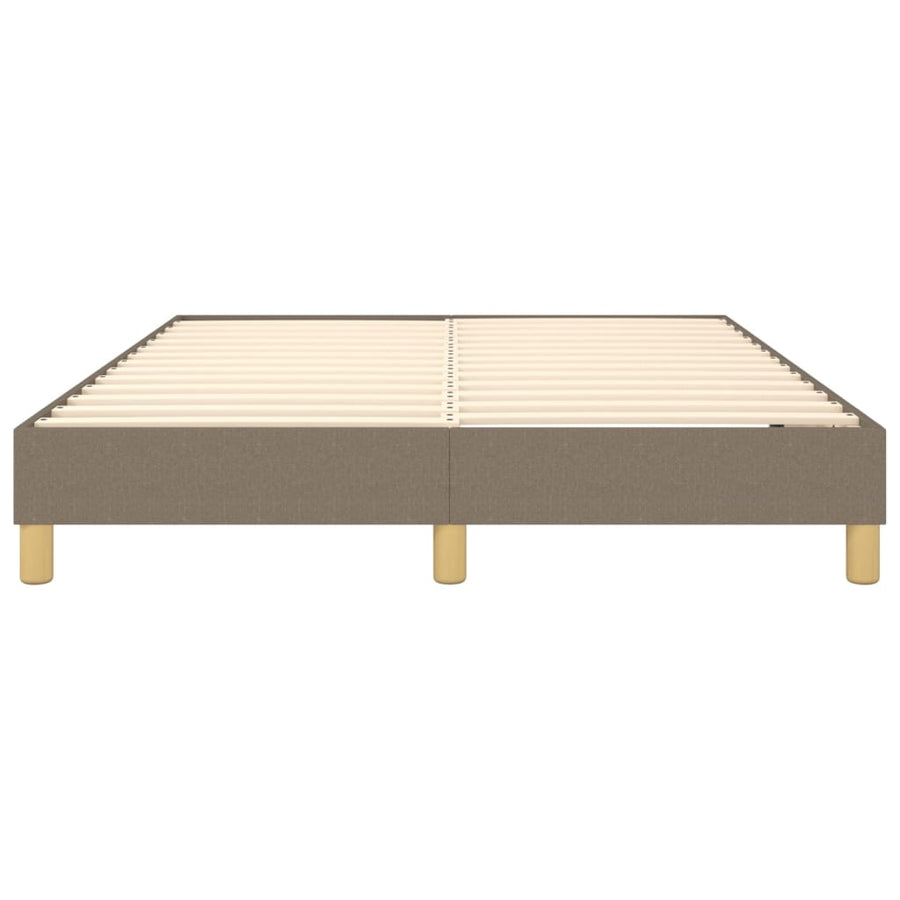 Boxspringframe stof taupe 140x190 cm 140 x 190 cm 25 cm