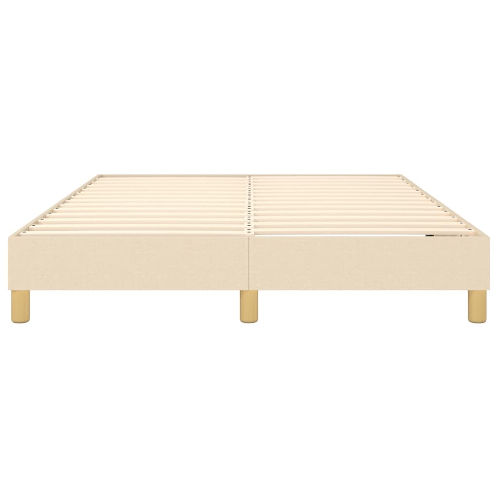 Boxspringframe Stof Kleurig Crème 140 x 190 cm 25 cm