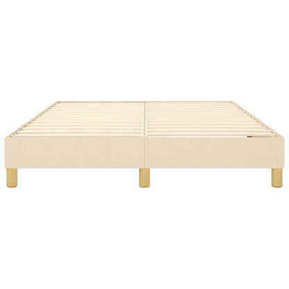 Boxspringframe Stof Kleurig Crème 140 x 190 cm 25 cm