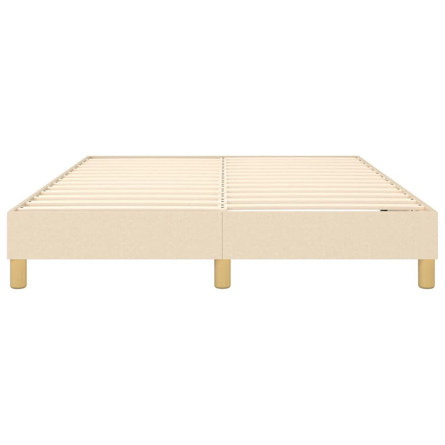 Boxspringframe Stof Kleurig Crème 140 x 190 cm 25 cm