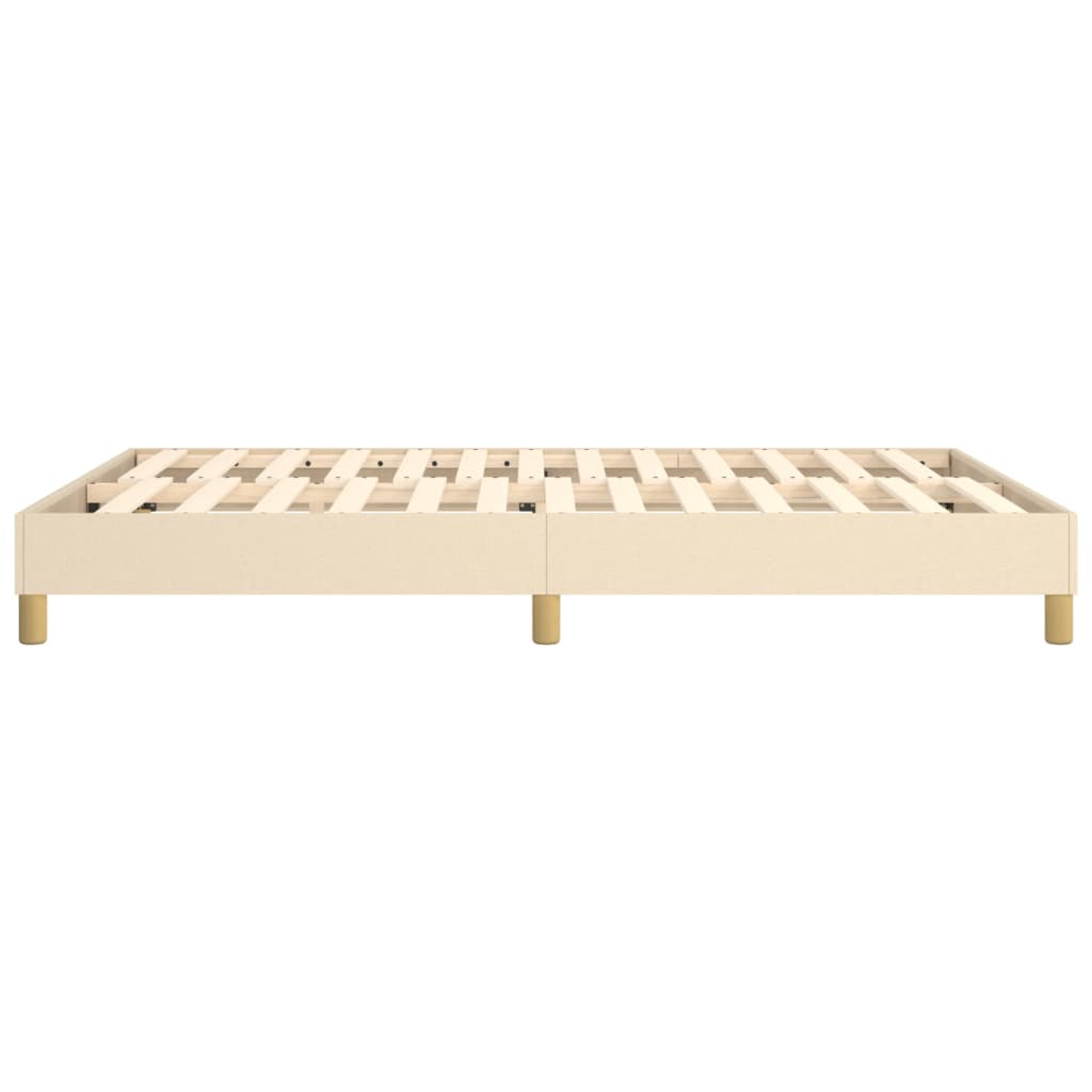 Boxspringframe Stof Kleurig Crème 140 x 190 cm 25 cm