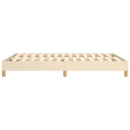 Boxspringframe Stof Kleurig Crème 140 x 190 cm 25 cm