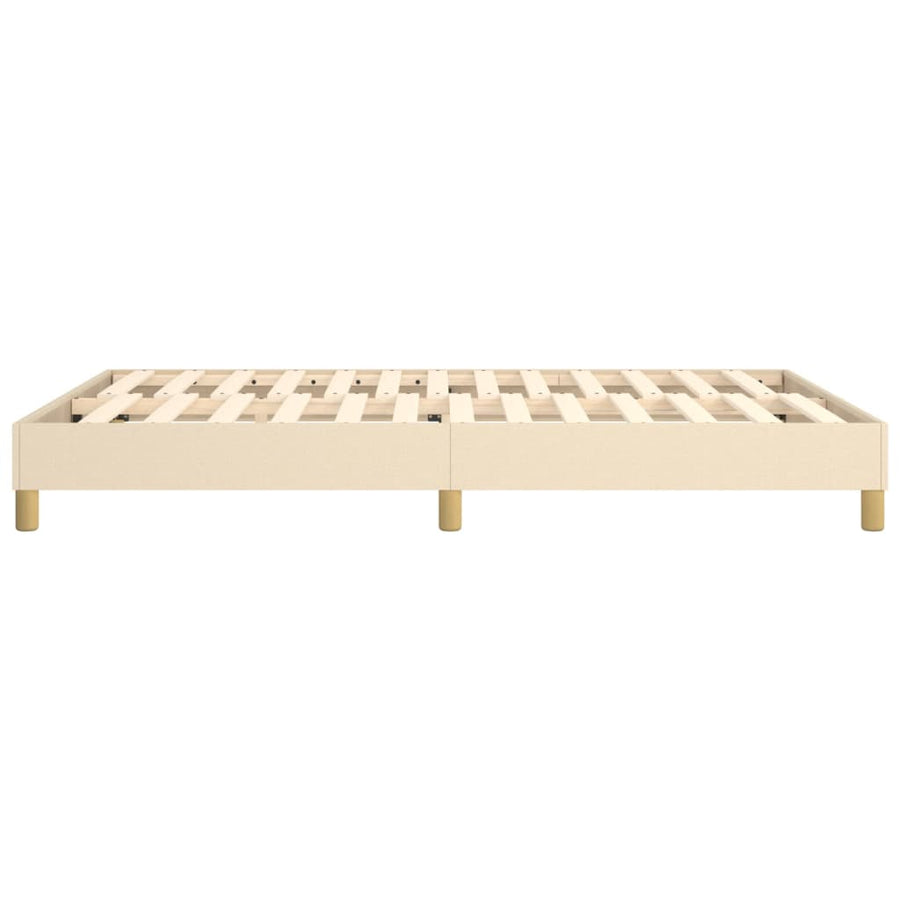 Boxspringframe Stof Kleurig Crème 140 x 190 cm 25 cm