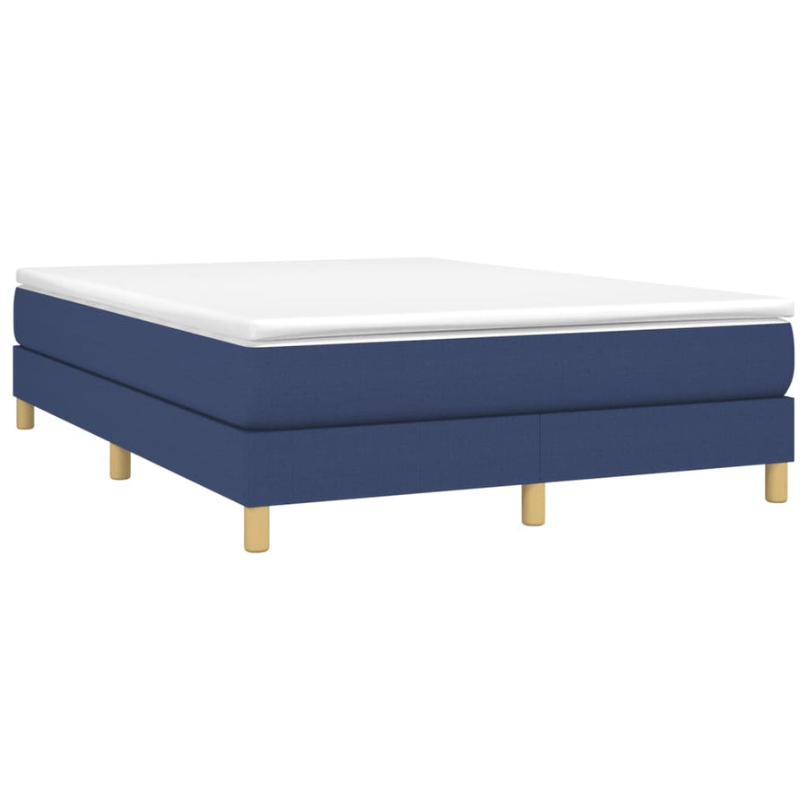 Boxspringframe Stof Blauw 140 x 190 cm 25 cm