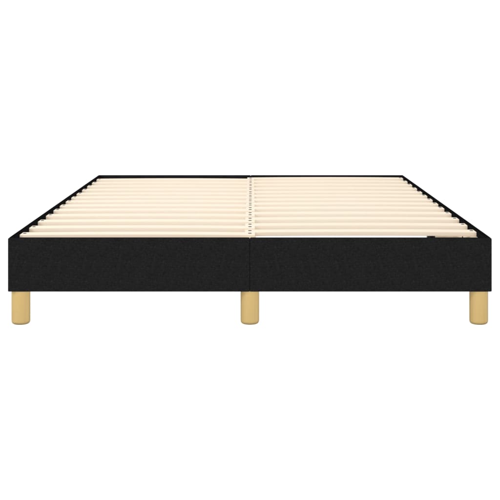 Boxspringframe Stof Zwart 140 x 200 cm 25 cm