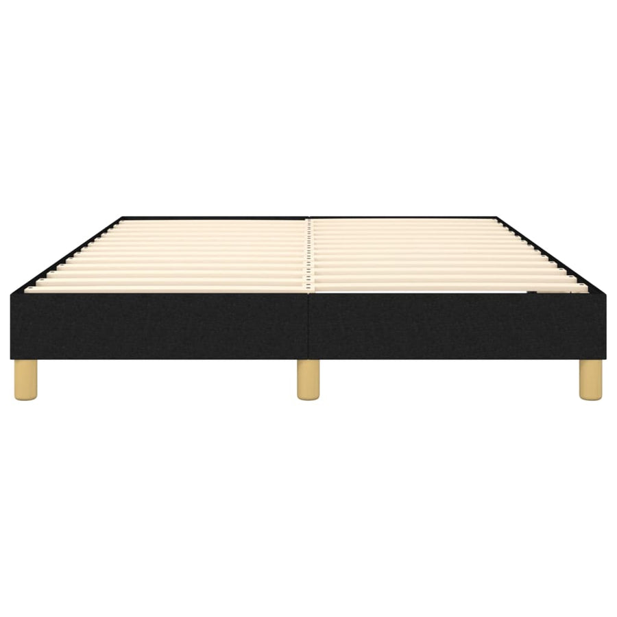 Boxspringframe Stof Zwart 140 x 200 cm 25 cm