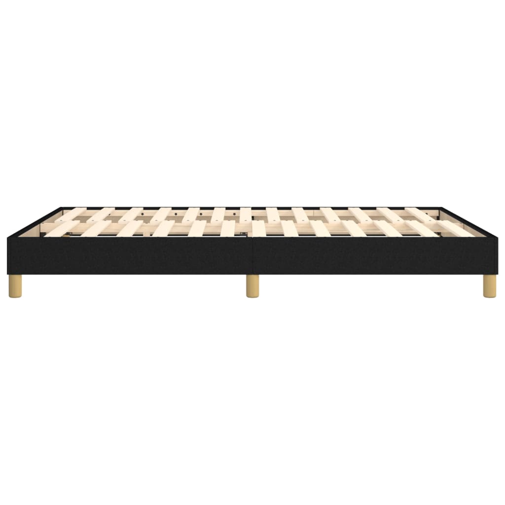 Boxspringframe Stof Zwart 140 x 200 cm 25 cm