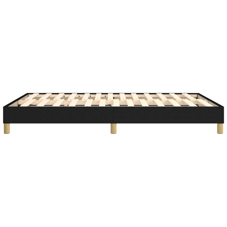 Boxspringframe Stof Zwart 140 x 200 cm 25 cm