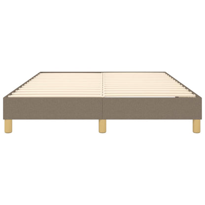 Boxspringframe stof taupe 140x200 cm 140 x 200 cm 25 cm