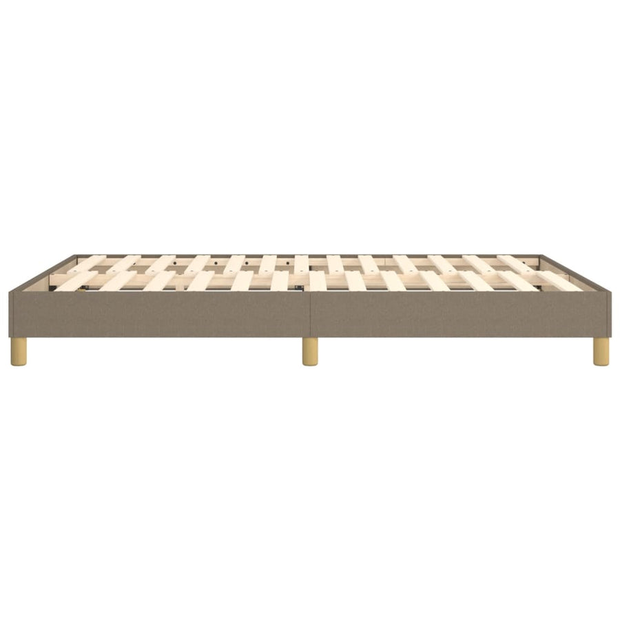 Boxspringframe stof taupe 140x200 cm 140 x 200 cm 25 cm