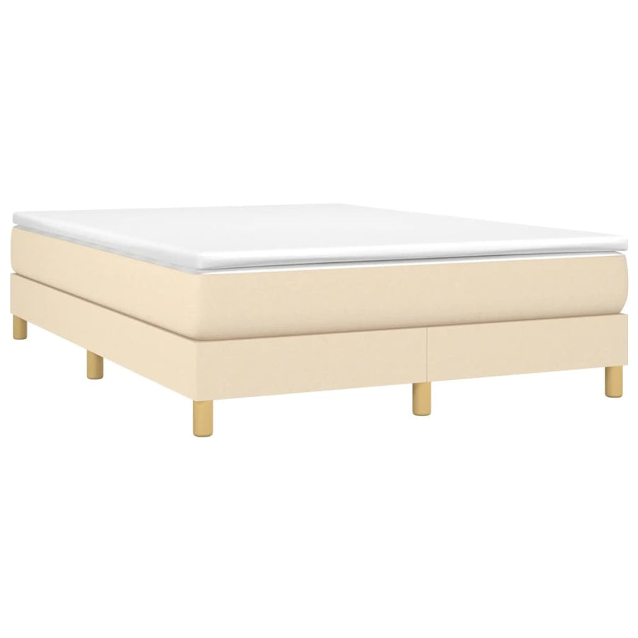 Boxspringframe Stof Kleurig Crème 140 x 200 cm 25 cm