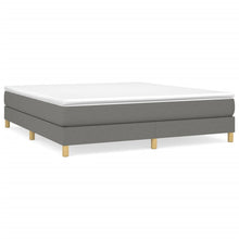 Boxspringframe Stof Donkergrijs 160 x 200 cm 25 cm