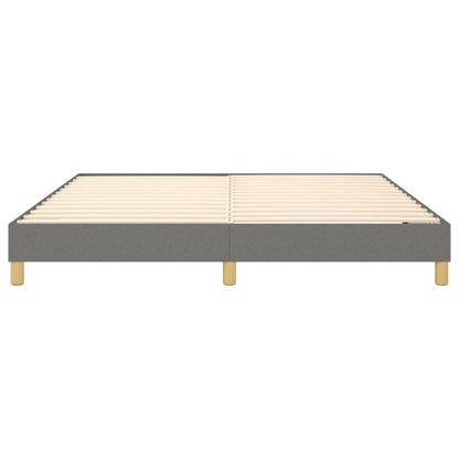 Boxspringframe Stof Donkergrijs 160 x 200 cm 25 cm
