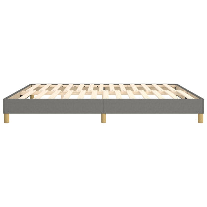 Boxspringframe Stof Donkergrijs 160 x 200 cm 25 cm