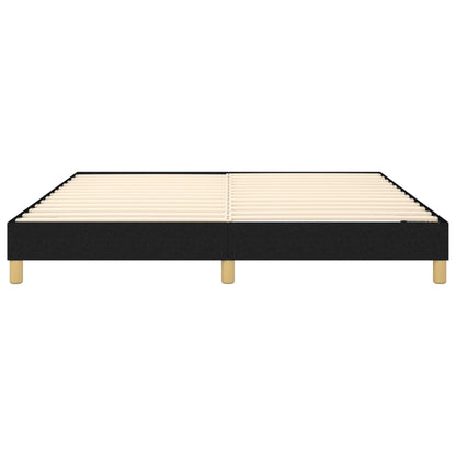 Boxspringframe Stof Zwart 160 x 200 cm 25 cm