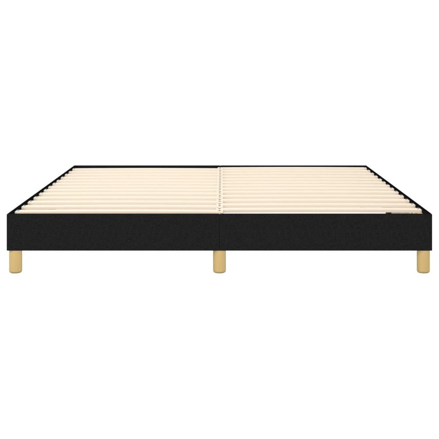 Boxspringframe Stof Zwart 160 x 200 cm 25 cm