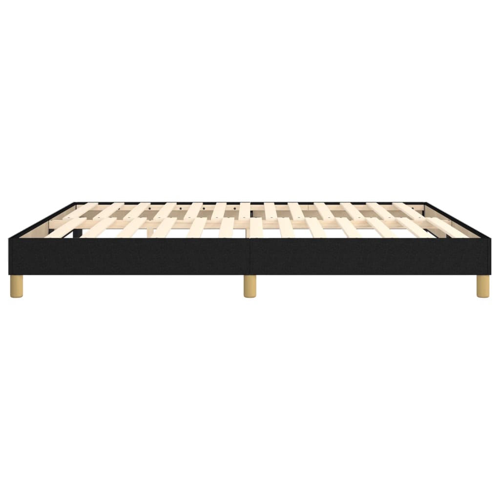 Boxspringframe Stof Zwart 160 x 200 cm 25 cm