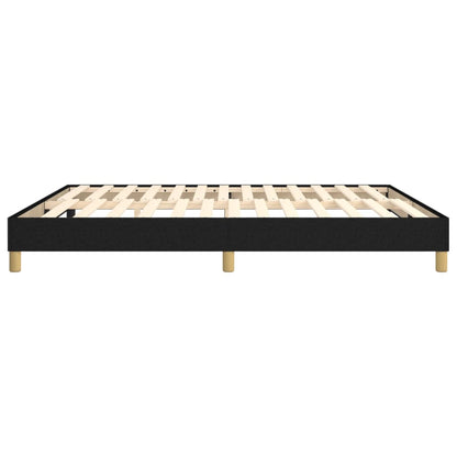 Boxspringframe Stof Zwart 160 x 200 cm 25 cm