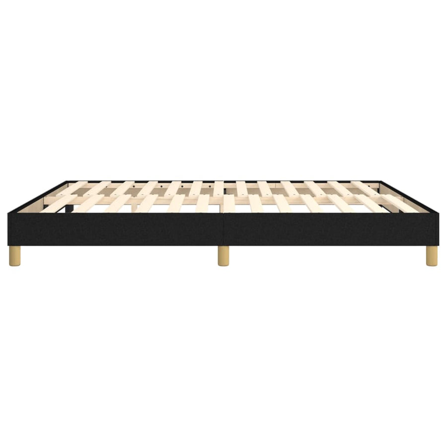 Boxspringframe Stof Zwart 160 x 200 cm 25 cm