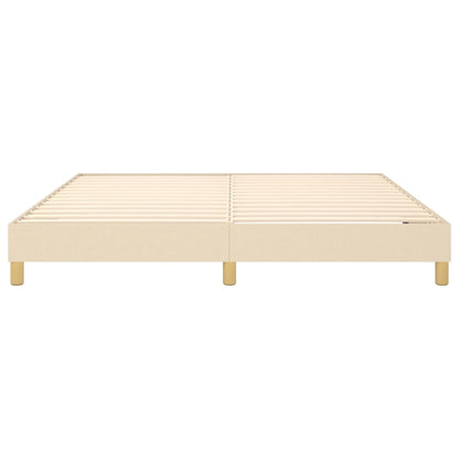 Boxspringframe Stof Kleurig Crème 160 x 200 cm 25 cm