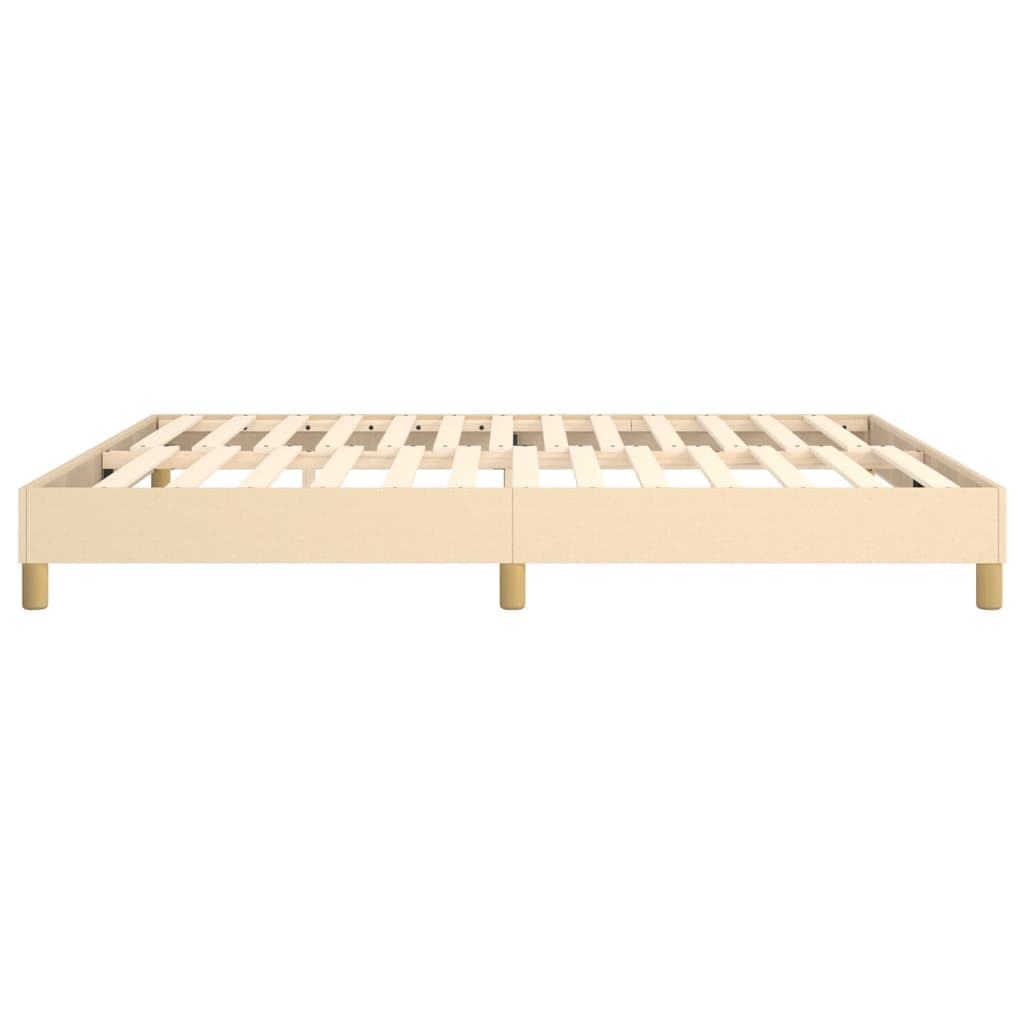 Boxspringframe Stof Kleurig Crème 160 x 200 cm 25 cm