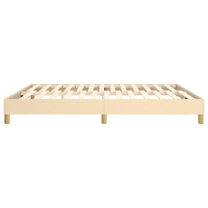Boxspringframe Stof Kleurig Crème 160 x 200 cm 25 cm