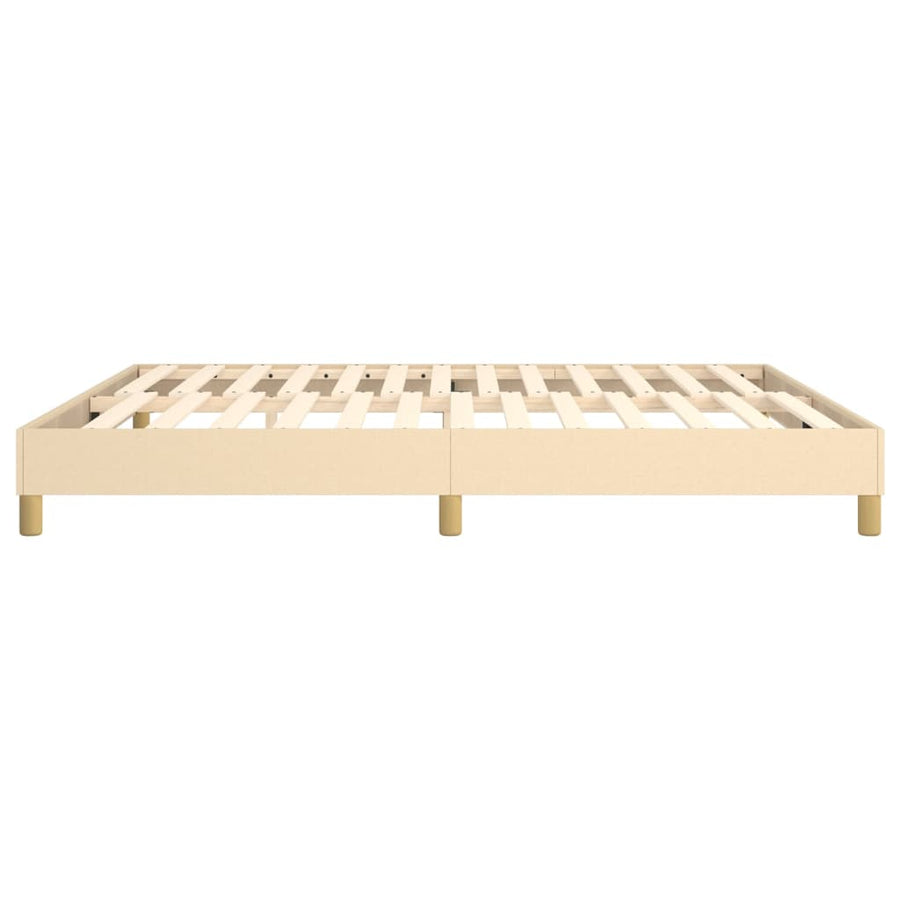 Boxspringframe Stof Kleurig Crème 160 x 200 cm 25 cm