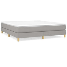 Boxspringframe Stof Lichtgrijs 180 x 200 cm 25 cm