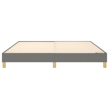 Boxspringframe Stof Donkergrijs 180 x 200 cm 25 cm