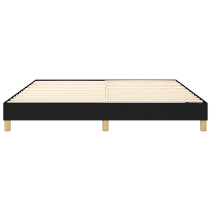 Boxspringframe Stof Zwart 180 x 200 cm 25 cm