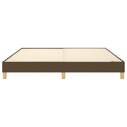 Boxspringframe stof donkerbruin 180x200 cm 180 x 200 cm 25 cm