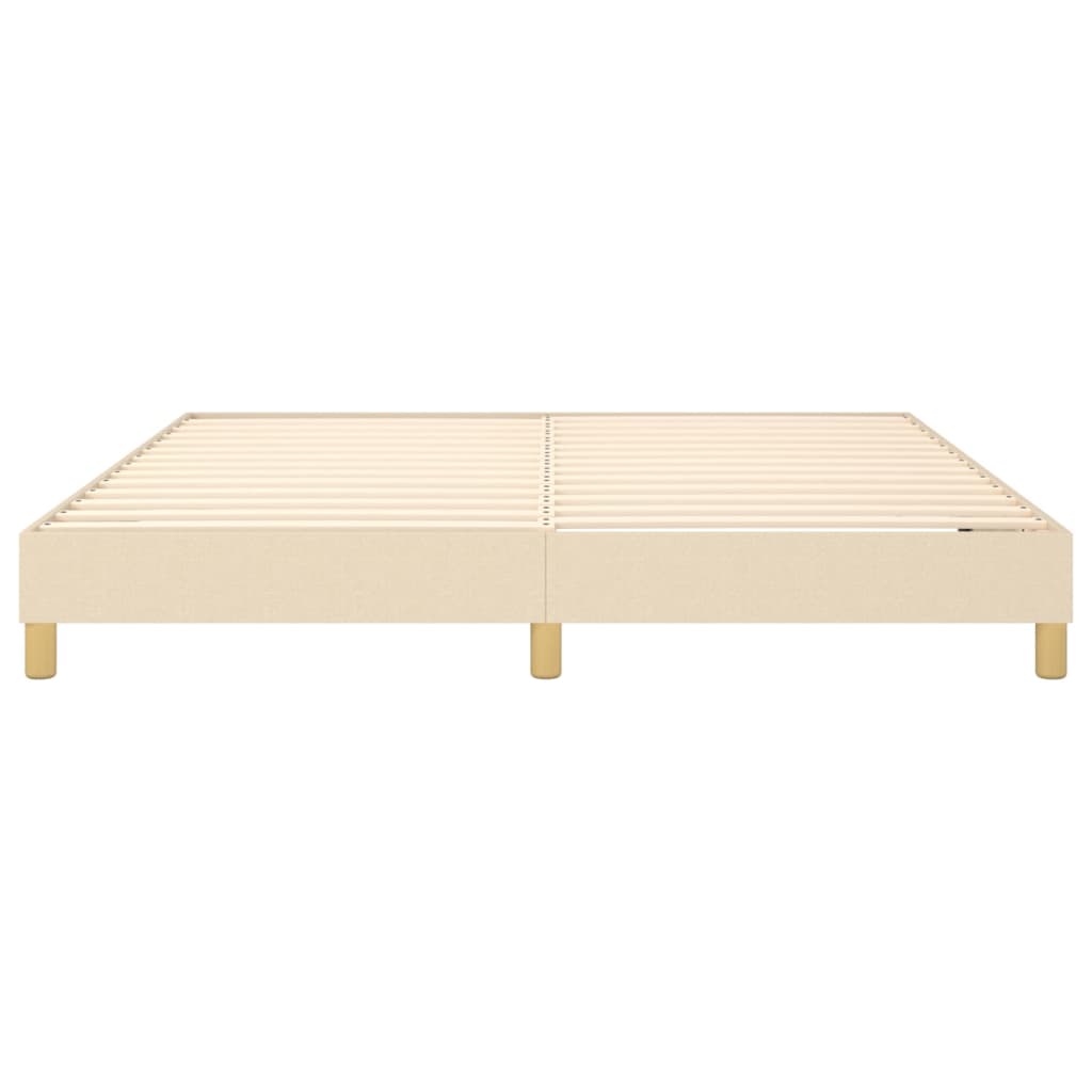 Boxspringframe Stof Kleurig Crème 180 x 200 cm 25 cm
